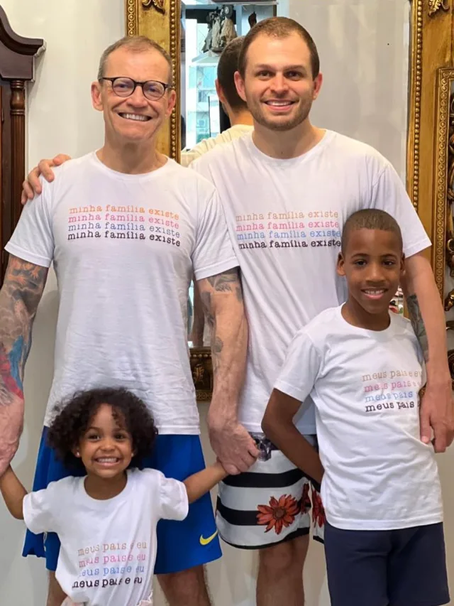 Contarato se declara ao marido: "Eu, Biel e Mari temos sorte de ter você"