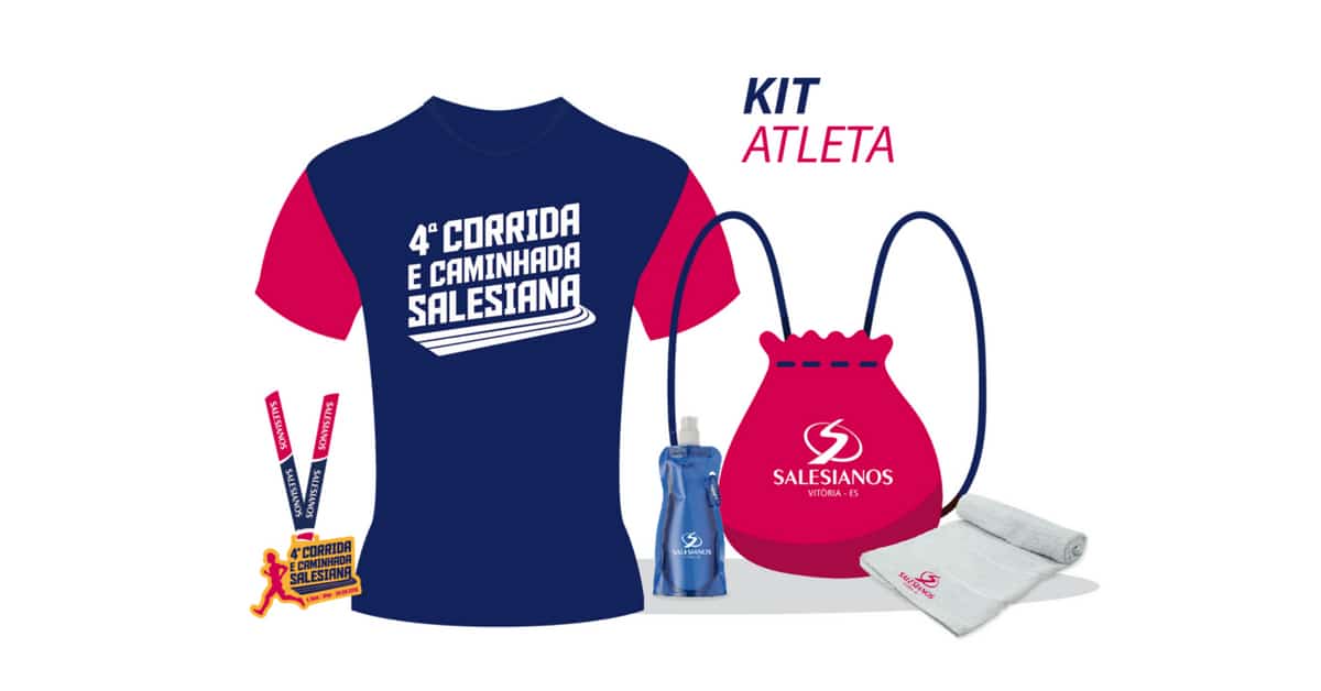 Garanta já o seu kit e inscreva-se nos 4,5km ou 9km da Corrida e Caminhada Salesiana