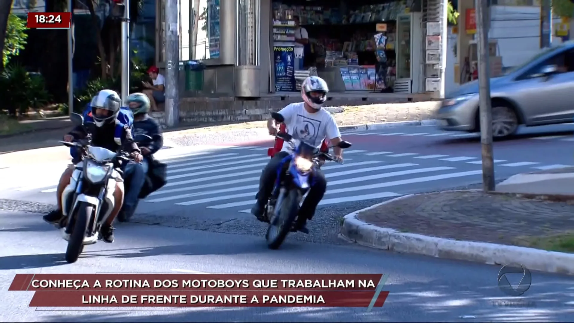 Conheça a rotina dos motoboys que trabalham na linha de frente durante a pandemia