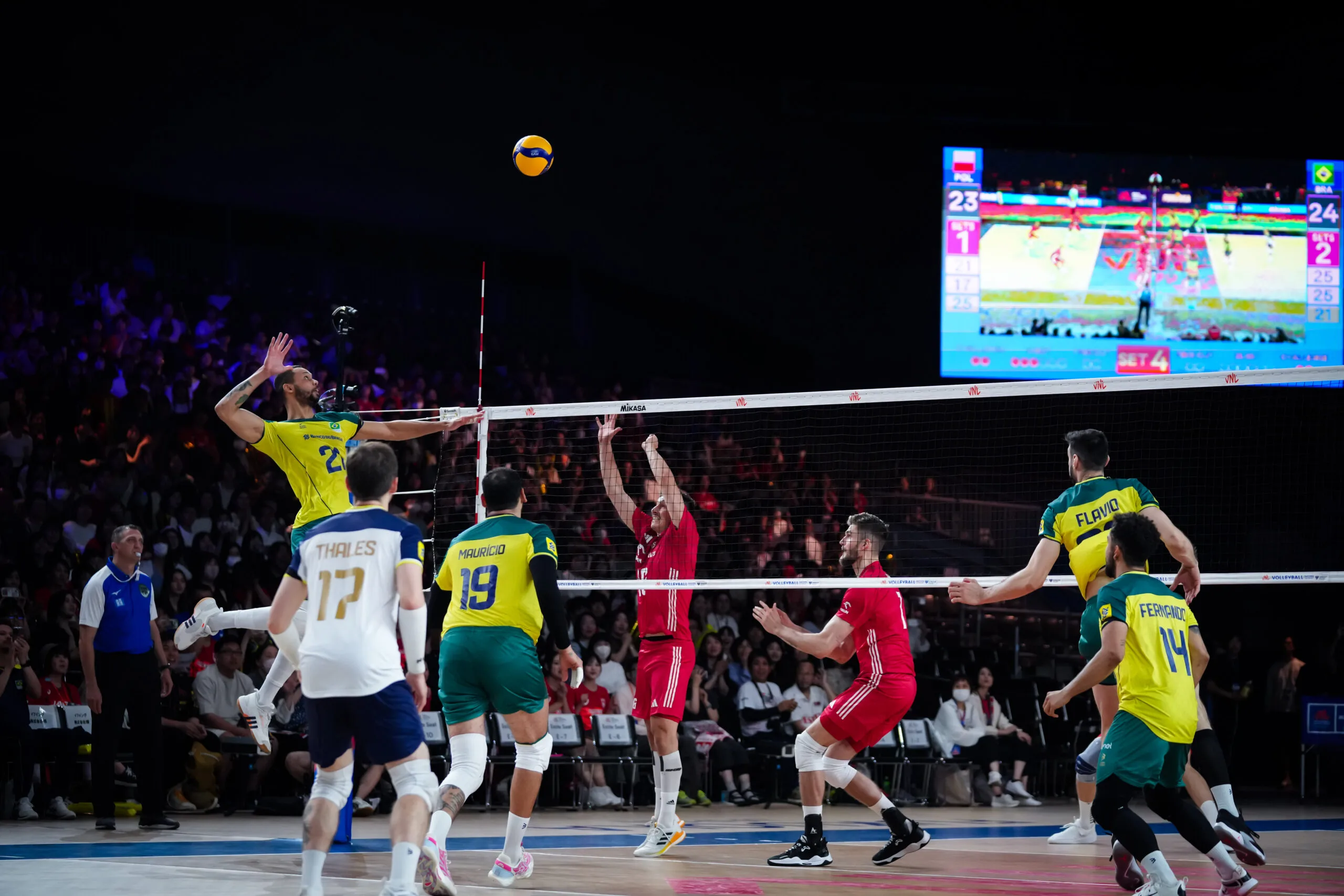 Brasil conhece adversários no torneio masculino de vôlei de Paris-2024