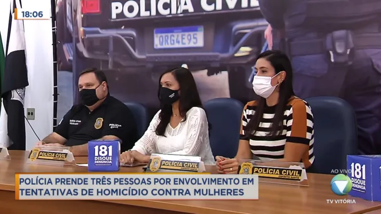 Presos suspeitos de tentativas de homicídios