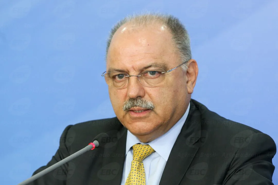 Brasília – O ministro-chefe do Gabinete de Segurança Institucional, Sérgio Etchegoyen, durante entrevista coletiva para apresentação do Plano Nacional de Segurança (Marcelo Camargo/Agência Brasil)