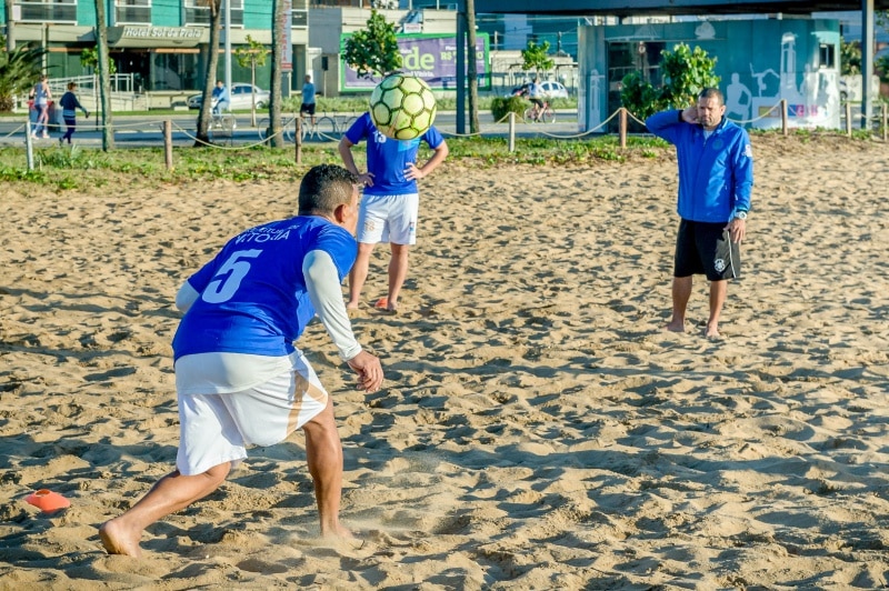 Treino Equipe Vitória de Beach Soccer