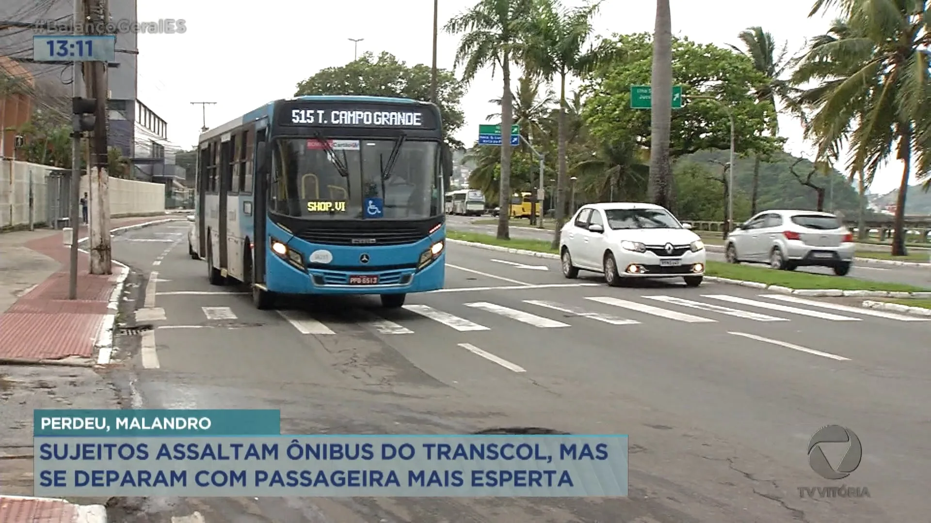 Suspeitos assaltam ônibus do transcol, mas se deparam com passageira mais esperta