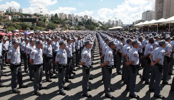 São Paulo, SP, 25-03-2011 – Formatura de dois mil policiais militares no Pacaembú, com presença do governador Geraldo Alckmin – Foto: Pierre Duarte