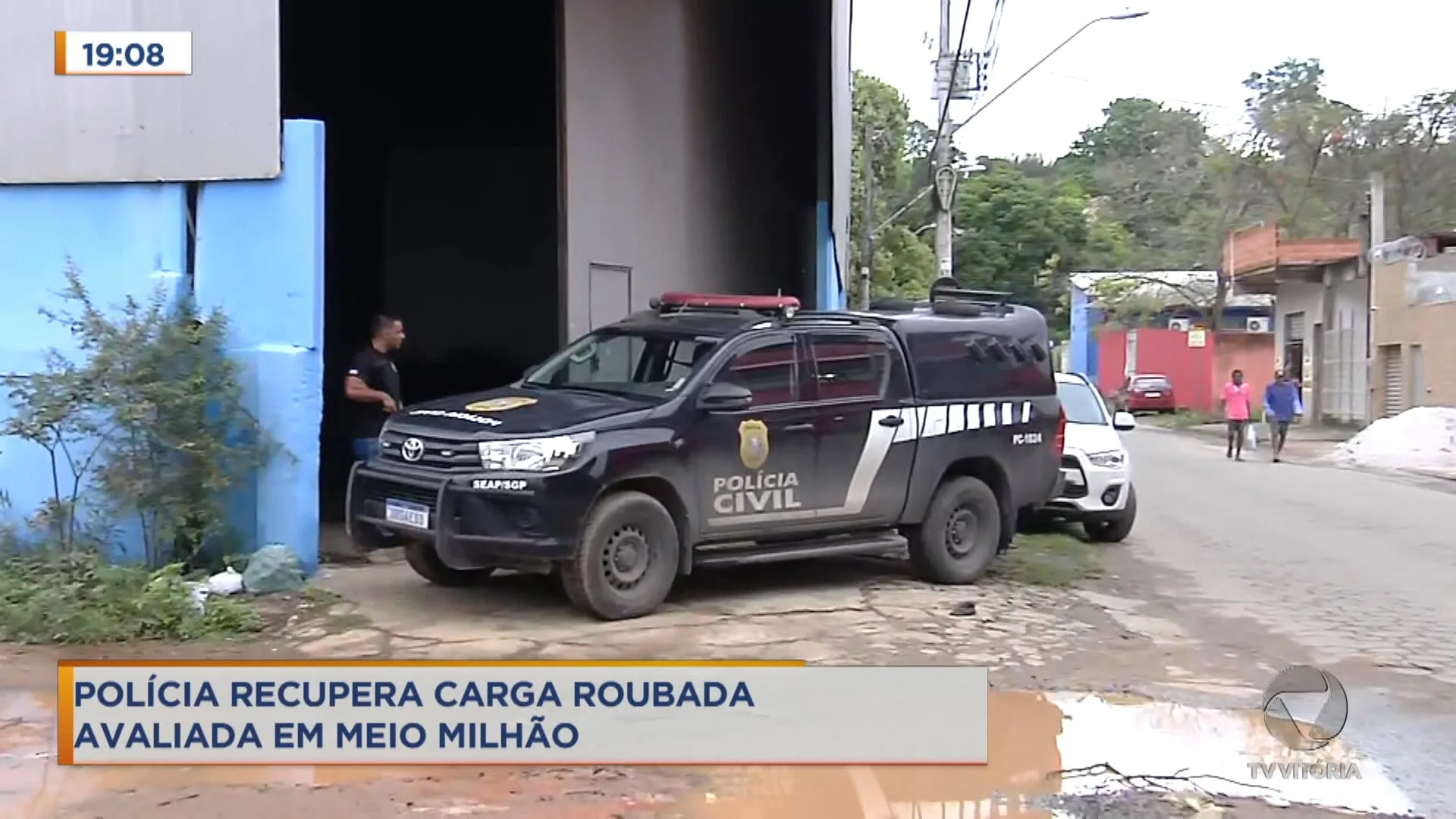 Polícia recupera carga roubada em Galpão de Cariacica