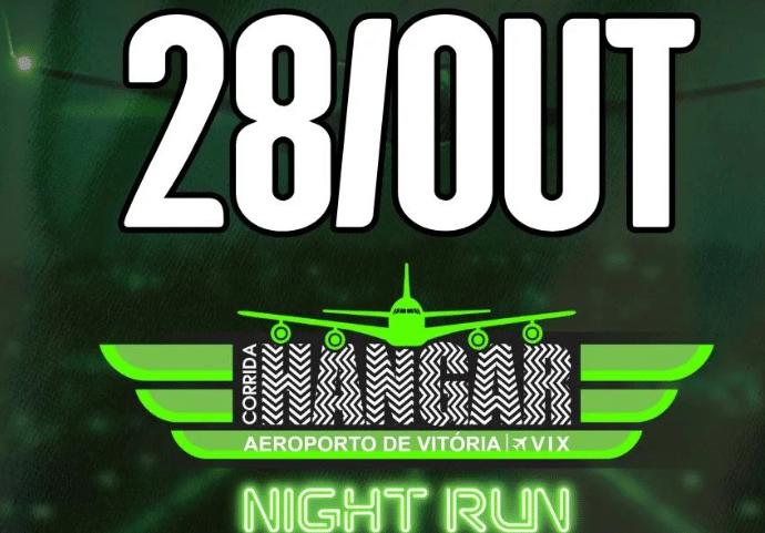 Reta final de inscrições na Corrida Hangar Aeroporto Vix Night Run