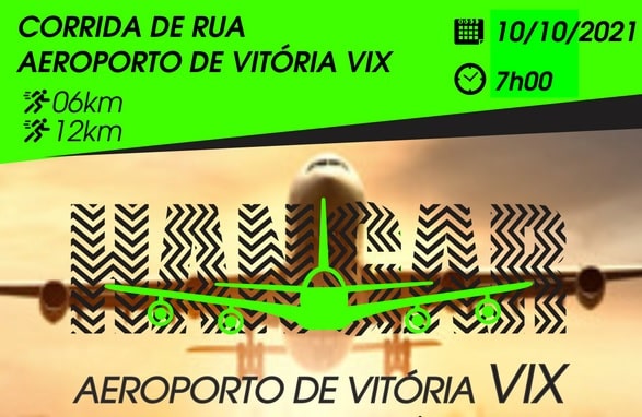 Aeroporto de Vitória vai receber Corrida Hangar em outubro