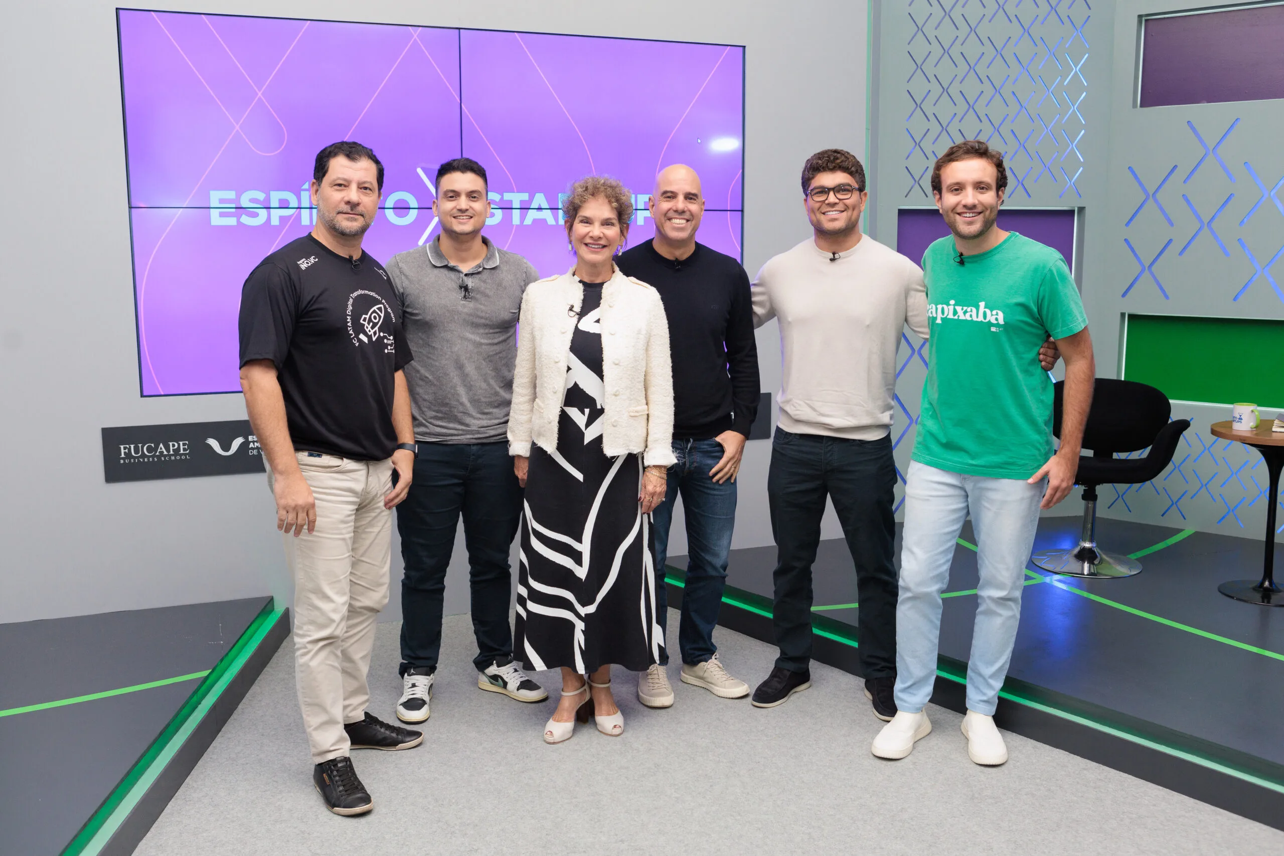 Paulo Wanick, Carlos Neris, Brunella Bumachar, Rogério Salume, Tallis Gomes e Ricardo Frizera | Foto: Everton Nunes
