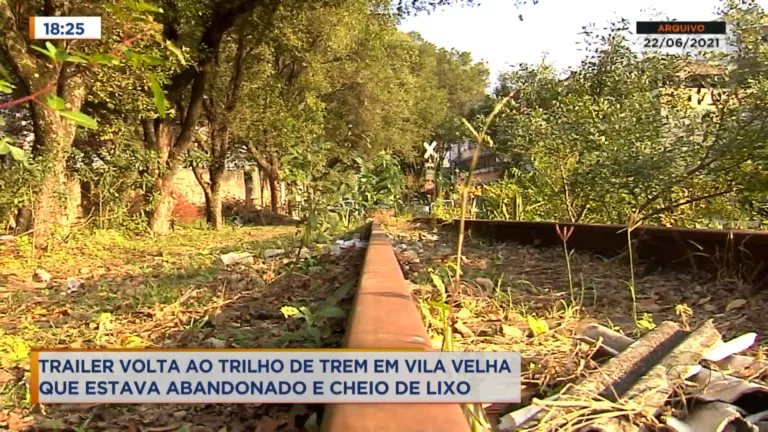 Como está a situação dos trilhos abandonados em Vila Velha, resolveu?