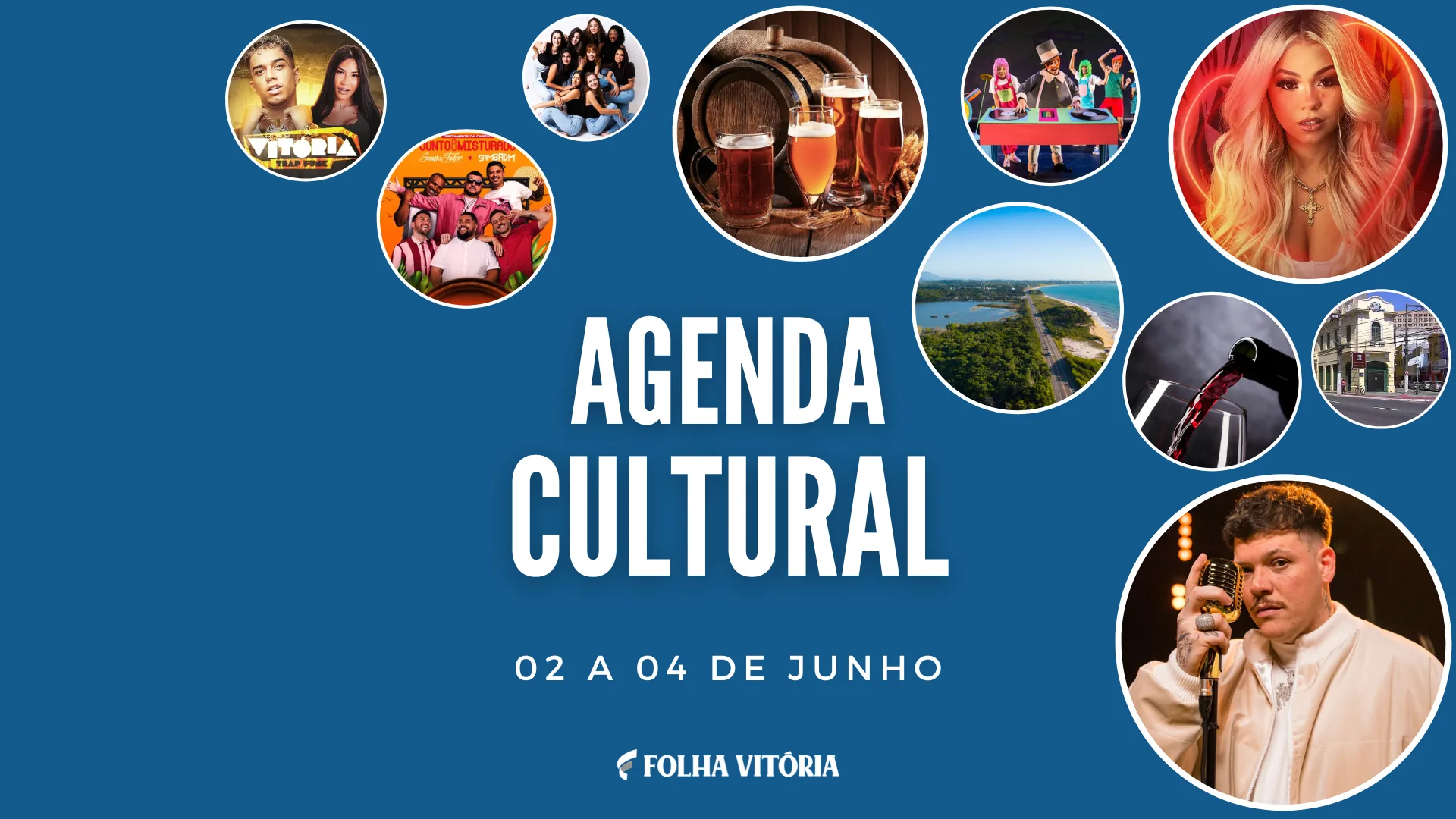 Feira do vinho, Jorge Vercillo, Santa Jazz e pagode agitam agenda cultural neste sábado