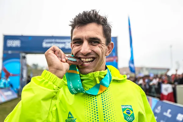 21.10.2023 – Jogos Pan-americanos Santiago 2023 – Mountain bike – José Gabriel, medalhista de bronze – Foto Wander Roberto/COB @wander_imagem