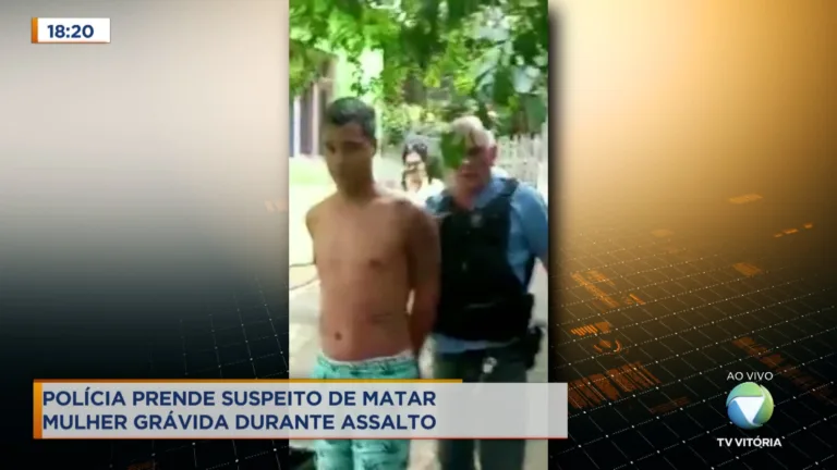 Polícia prende suspeito de matar gestante em assalto