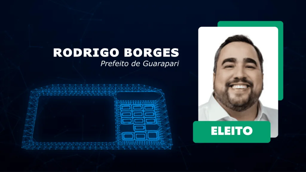 Rodrigo Borges, do Republicanos, é eleito prefeito de Guarapari