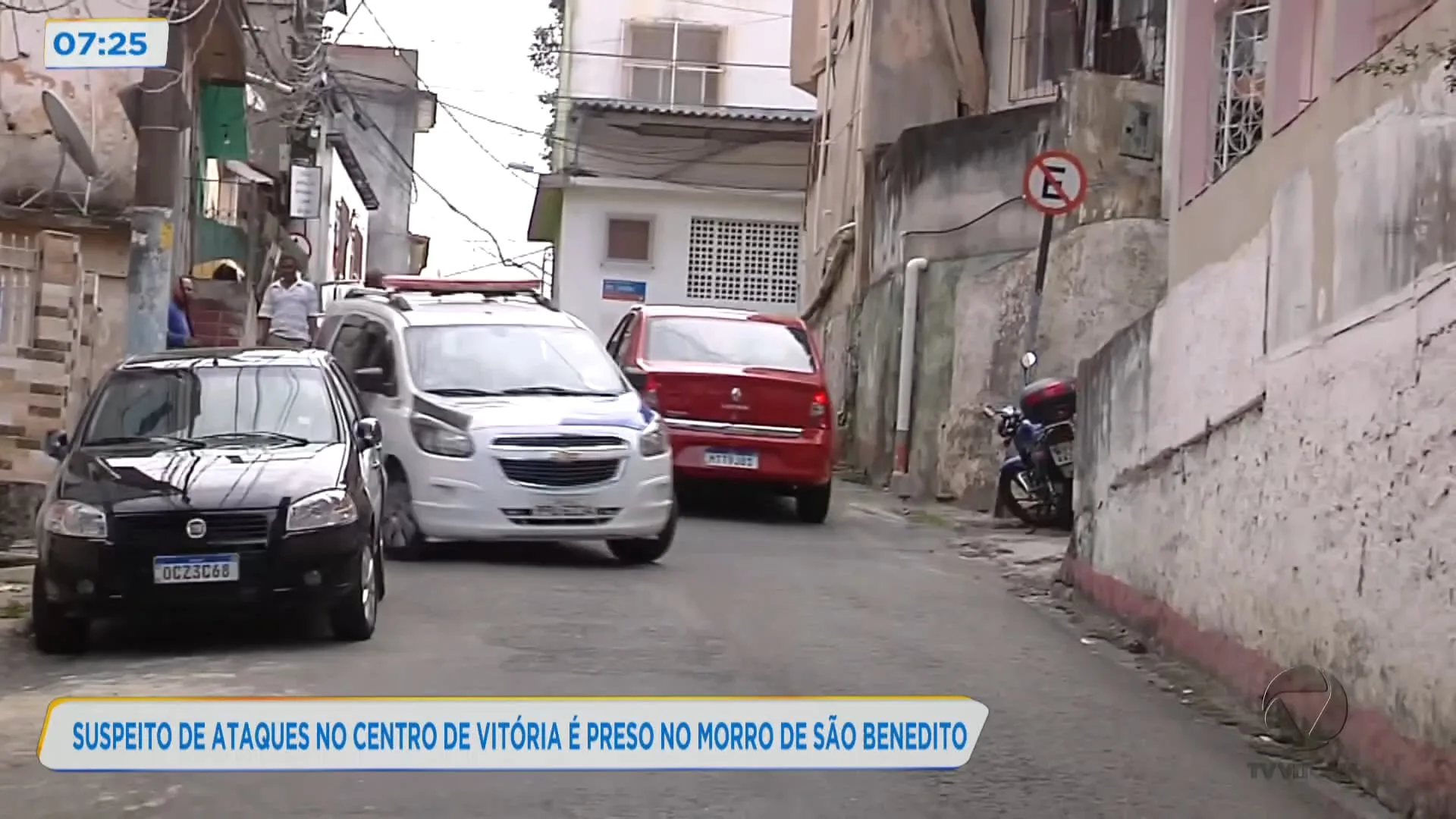 Suspeito de ataques no Centro de Vitória é preso no Morro de São Benedito