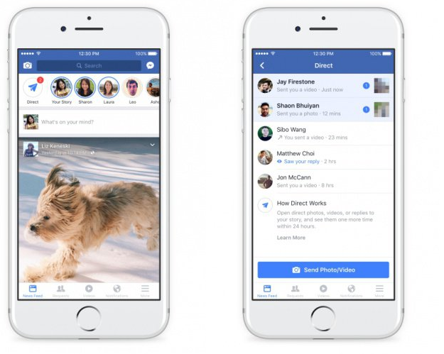 Nova atualização do Facebook ganha "stories" e se aproxima do Snapchat