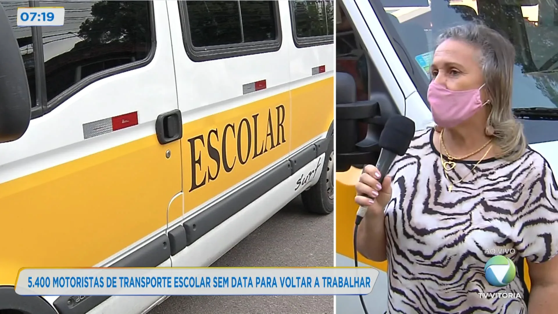 5.400 motoristas de transporte escolar sem data para voltar a trabalhar