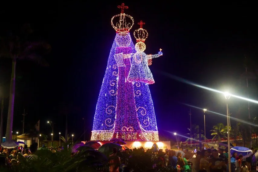 Festa da Penha: santas iluminadas são acesas em Vila Velha e na Serra