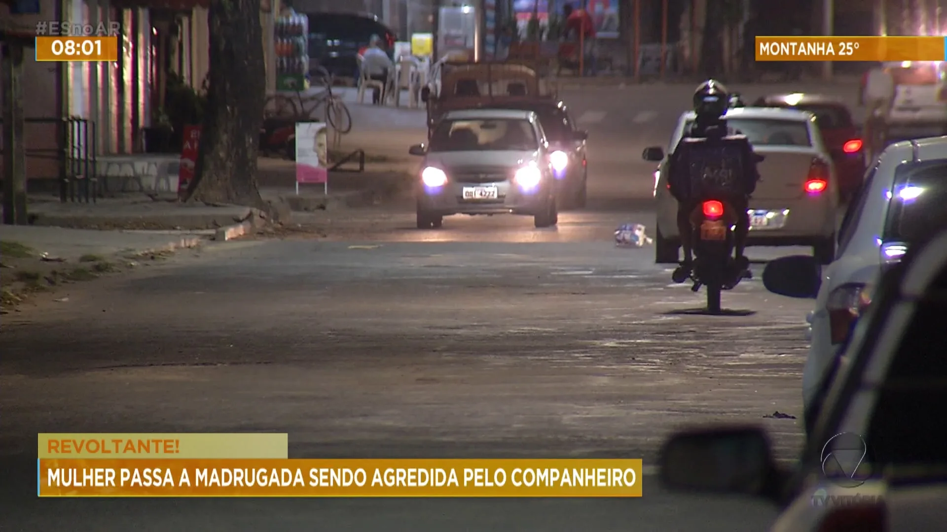 Mulher passa a madrugada sendo agredida pelo companheiro