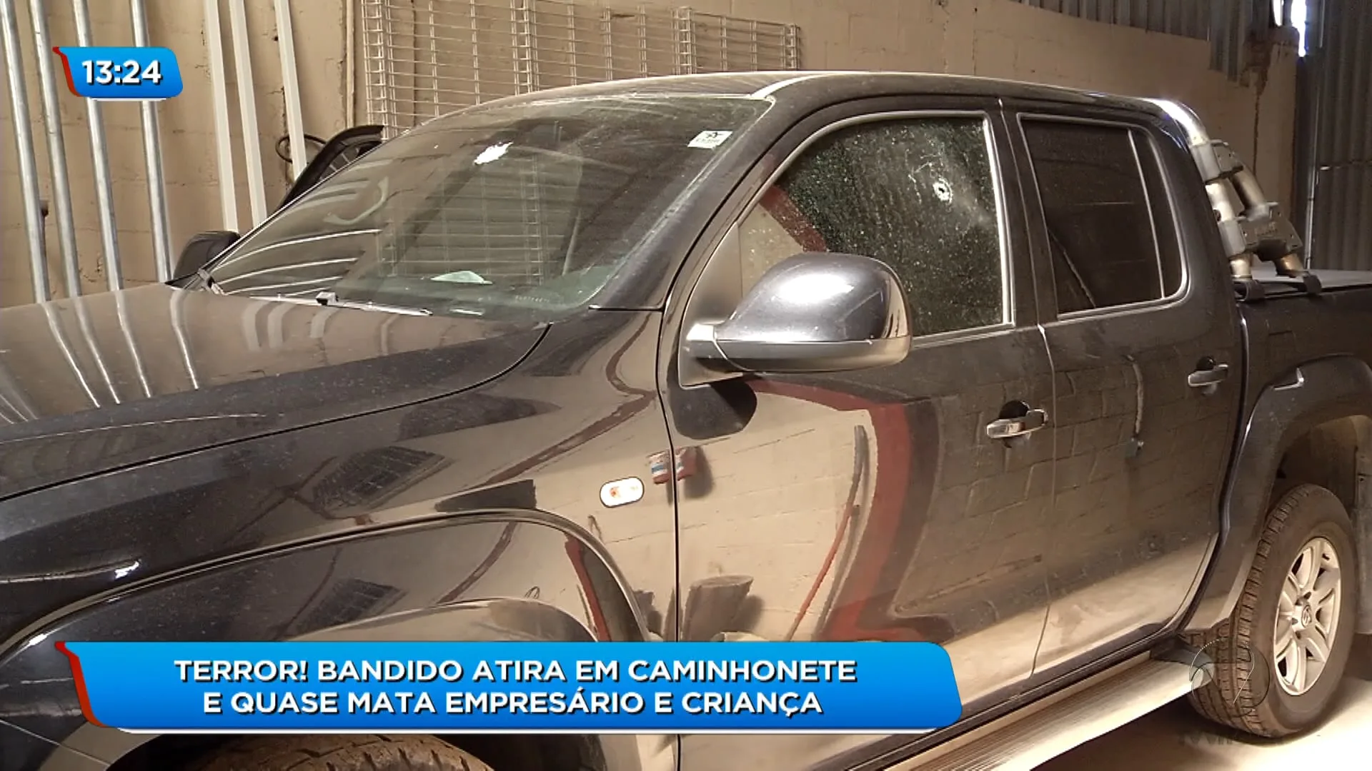 Criminoso tenta roubar carro e atira contra comerciante