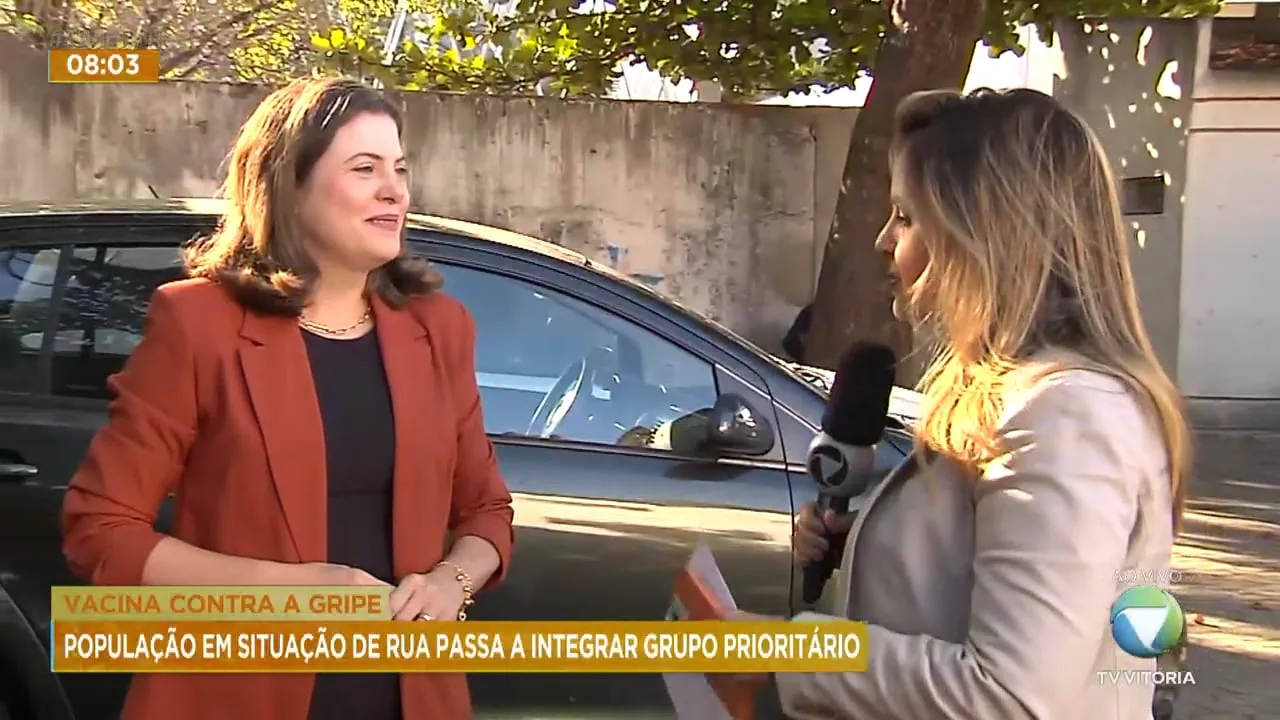 Vacina da gripe: ES começa a vacinar população de rua