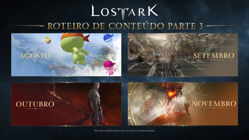 Amazon Games revela roadmap de agosto a novembro para Lost Ark