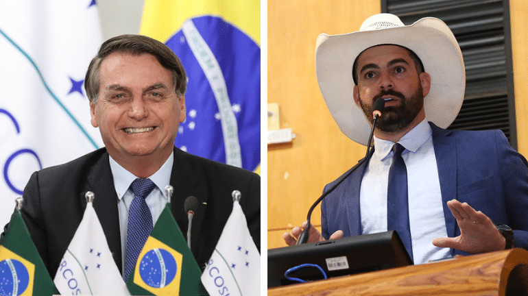 Bolsonaro e Muribeca: Fotos: Presidência e Ales