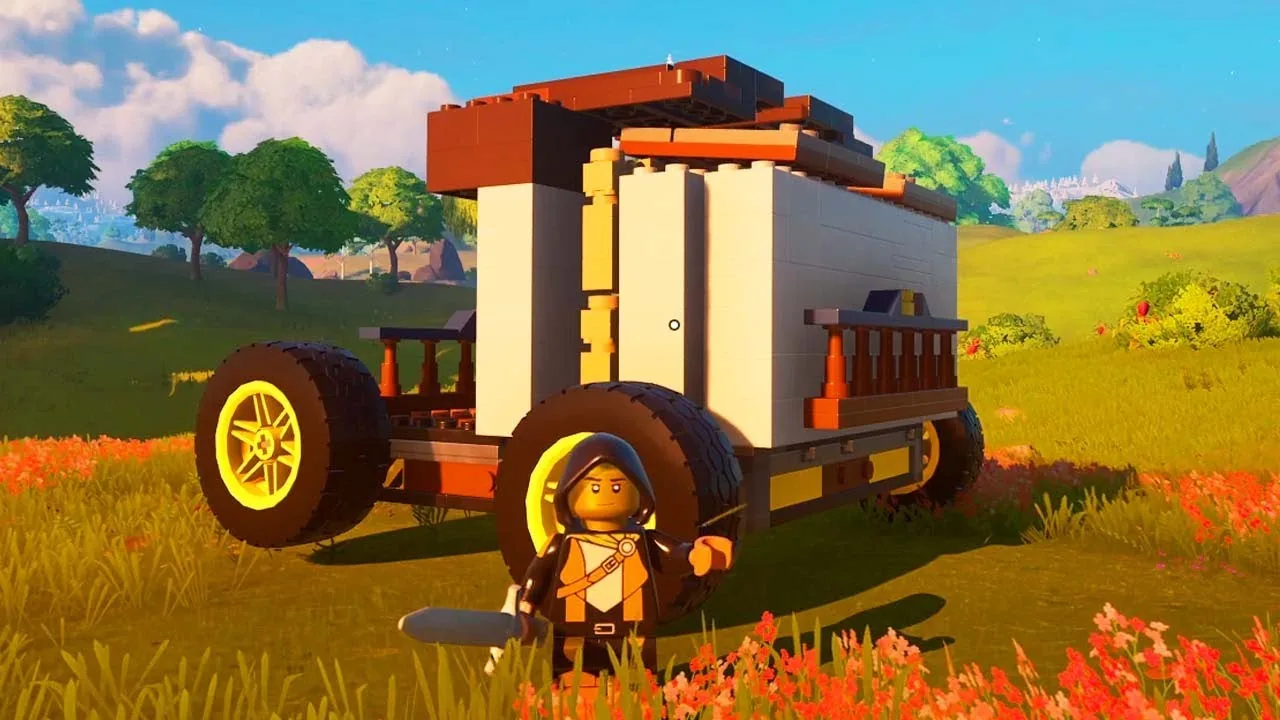 Como construir seu carro, trem e dirigível em LEGO Fortnite