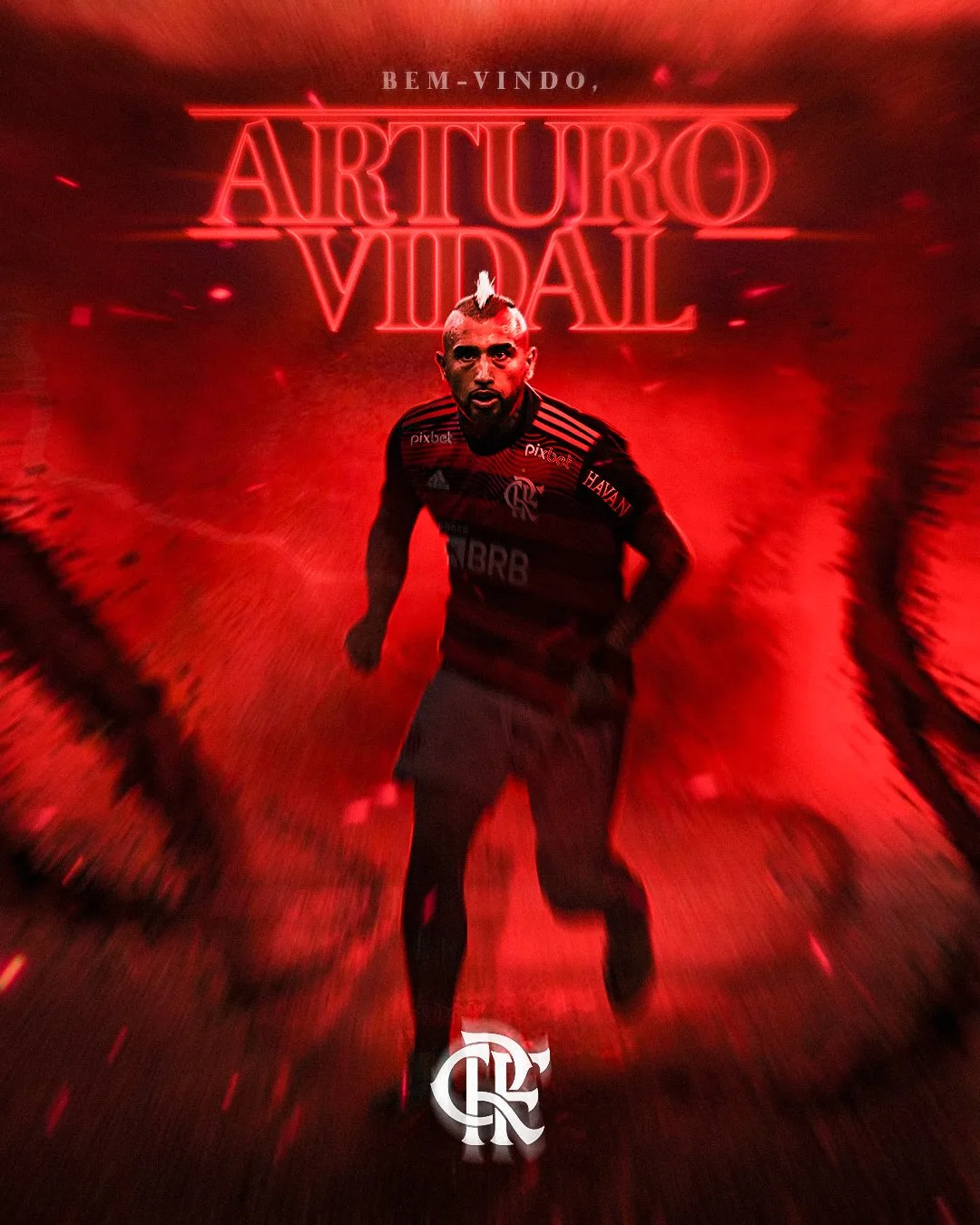 Após classificação na Copa do Brasil, Flamengo oficializa contratação de Vidal