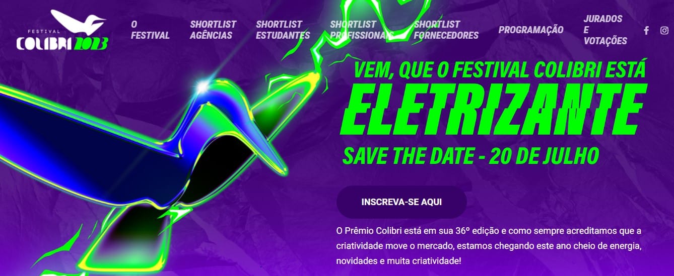 Festival Colibri 2023 vai premiar o melhor da propaganda capixaba Festival Colibri 2023 vai premiar o melhor da propaganda capixaba