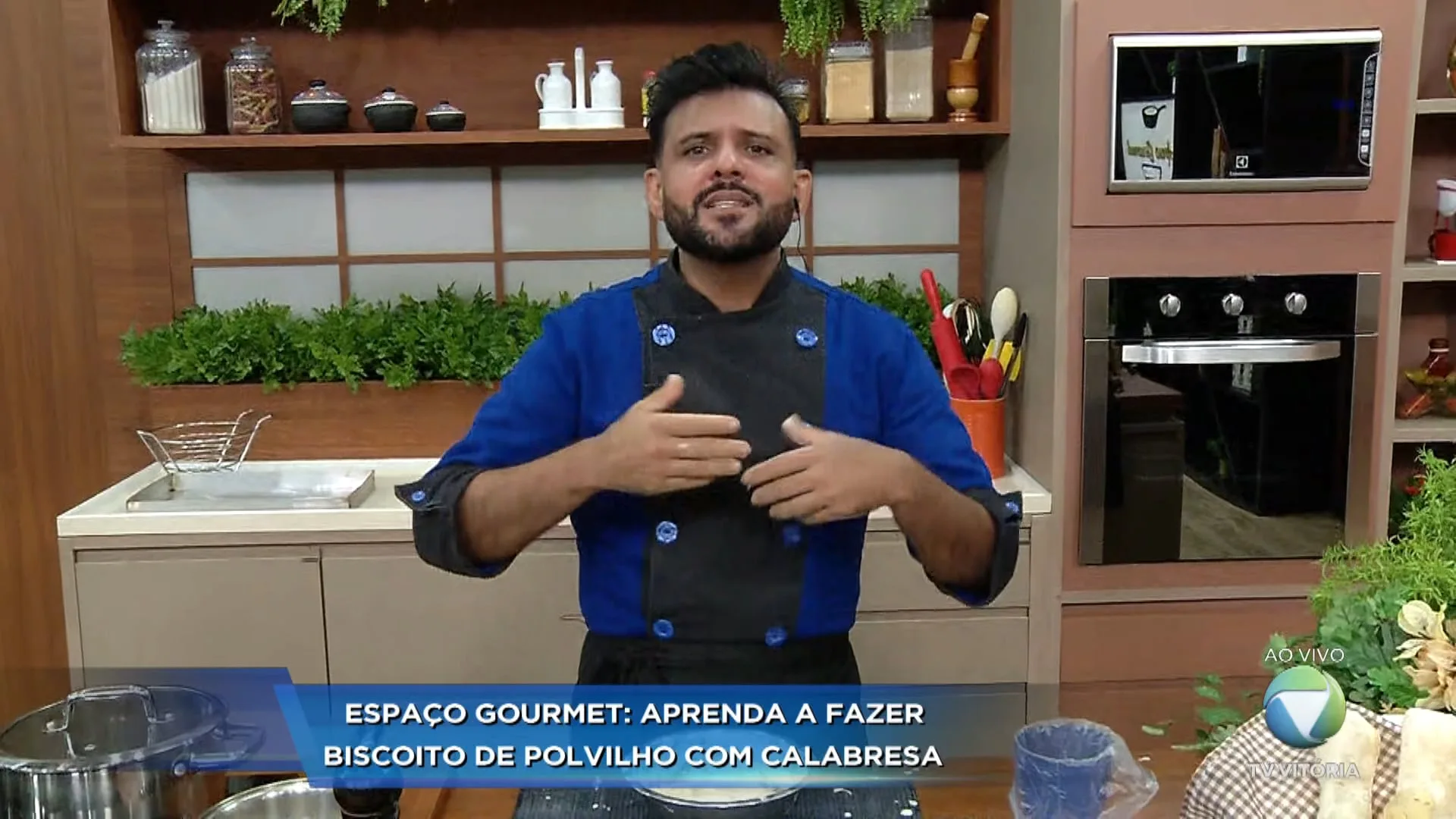 Espaço gourmet: biscoito de polvilho recheado com calabresa