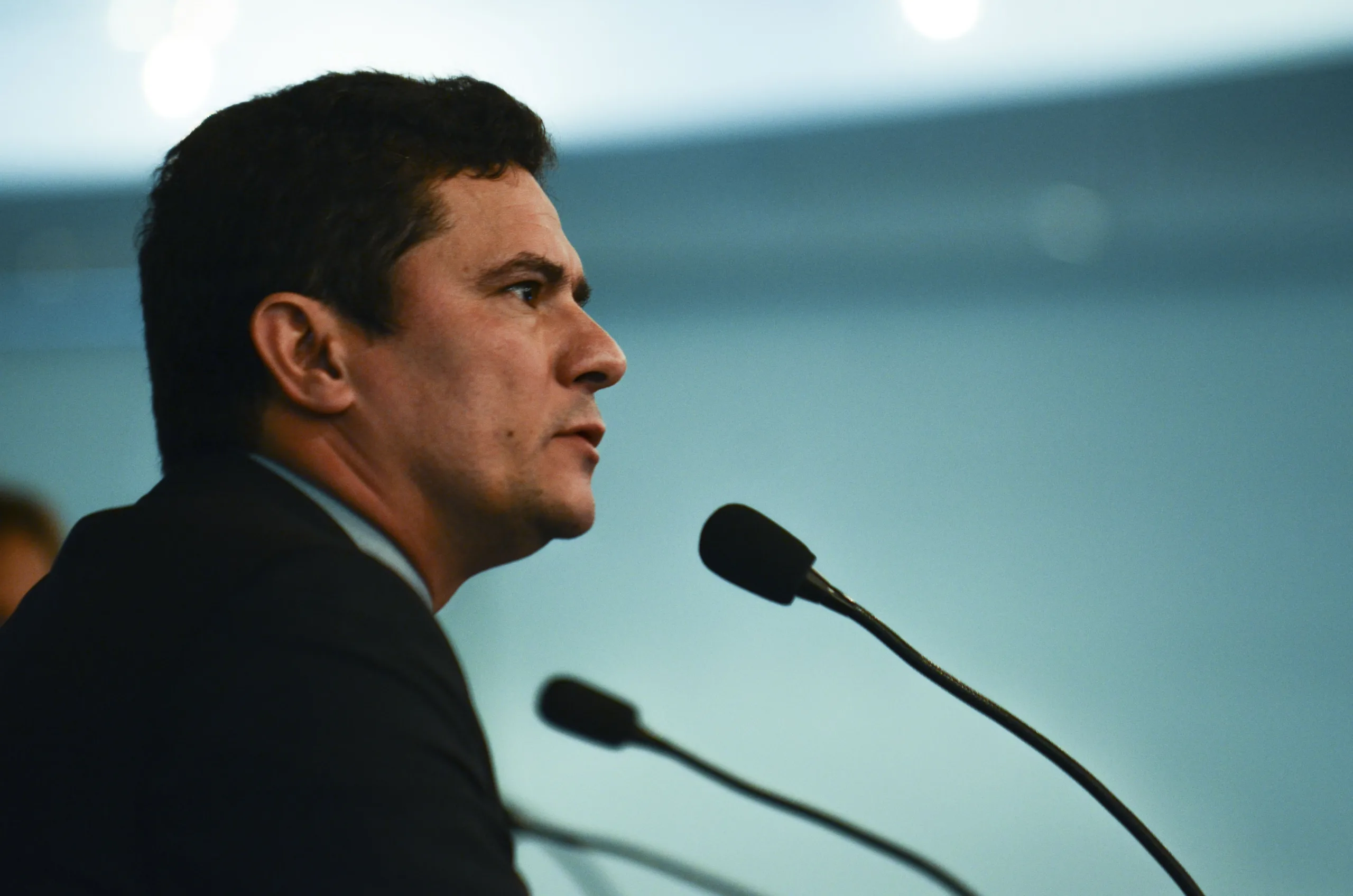 São Paulo – O juiz Sérgio Moro, da 13ª Vara Federal de Curitiba, participa do V Forum Nacional Criminal dos Juízes Federais (Fonacrim) que discute “Corrupção e lavagem de dinheiro”, no Hotel Renaissance, região central (Rovena Rosa/Agência Brasil)