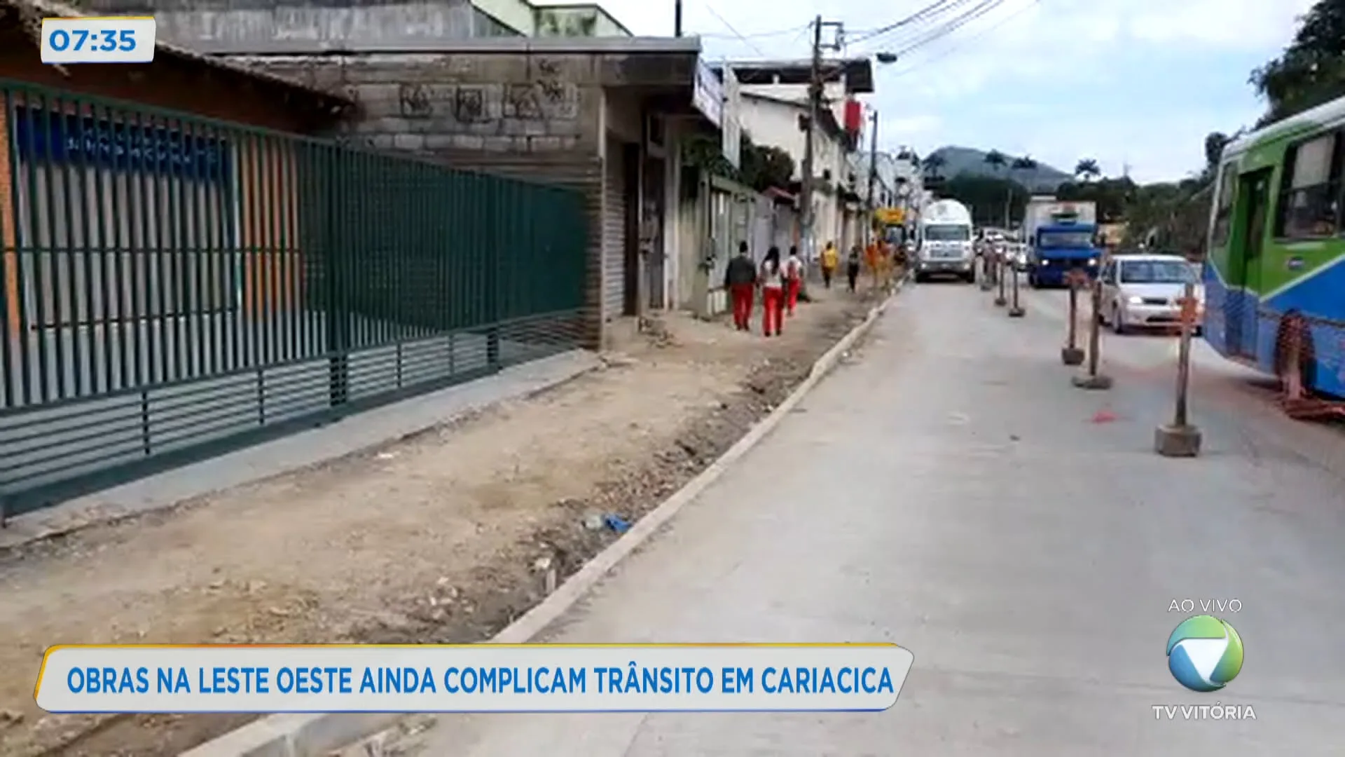 Obras na Leste-Oeste ainda complicam trânsito em Cariacica