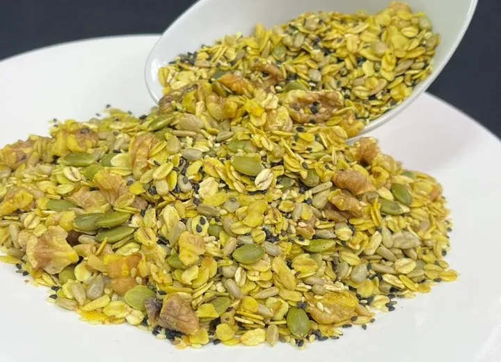 Receita de granola salgada caseira