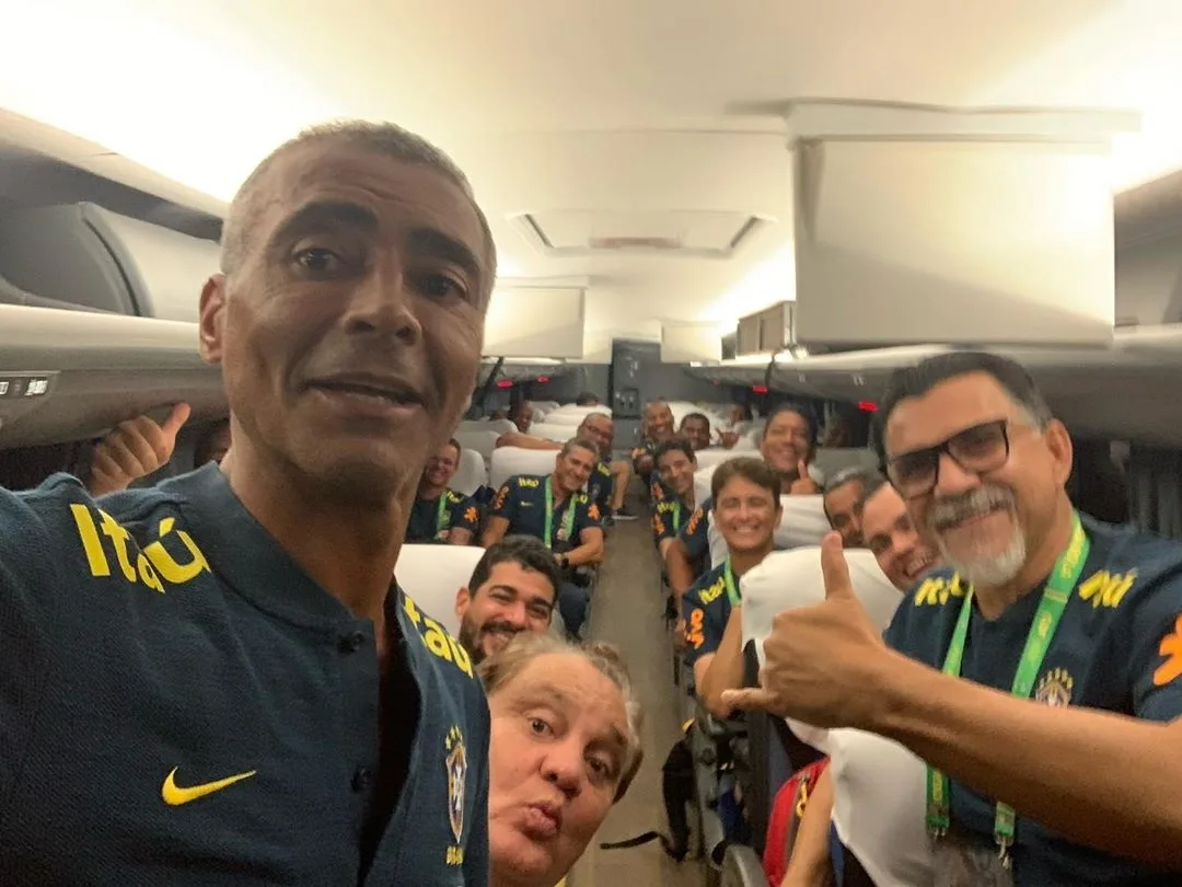 Romário minimiza atritos recentes com a CBF antes de jogo de masters em Fortaleza