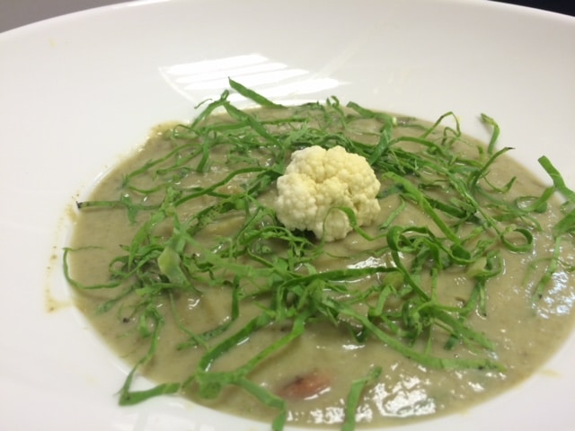 Receita de caldo verde com couve flor