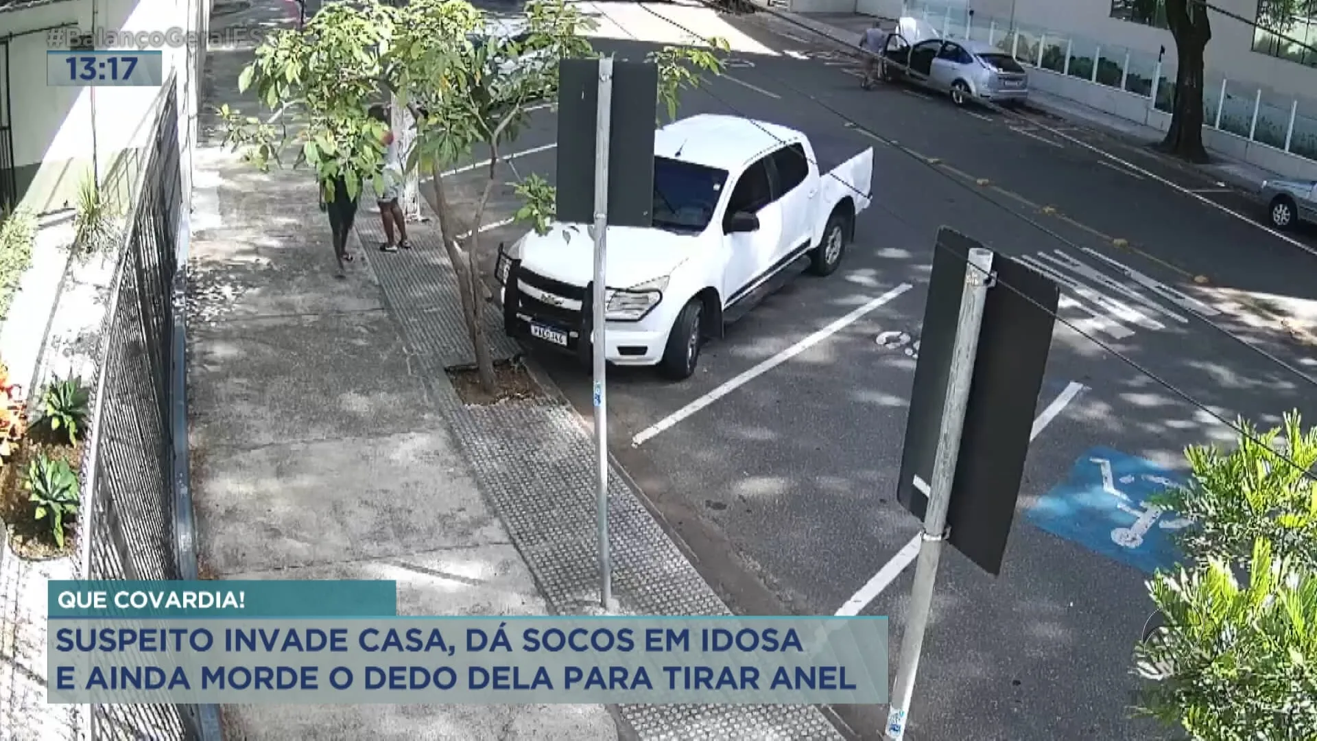 Idosa é agredida com socos e mordida durante assalto