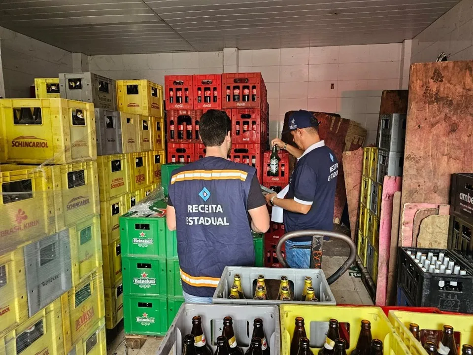 Mais de 100 mil garrafas e latas de cervejas sem nota fiscal são apreendidas em Cariacica