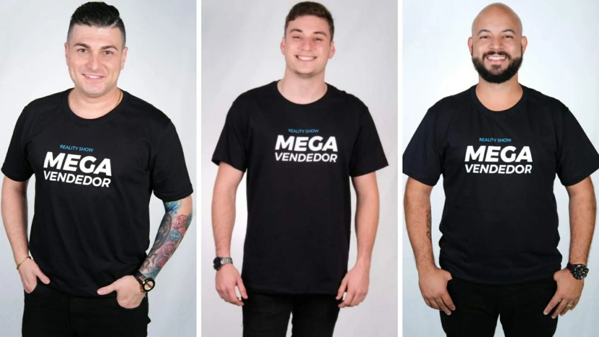 VÍDEO | Angelo, Matheus e David são os finalistas do reality Mega Vendedor