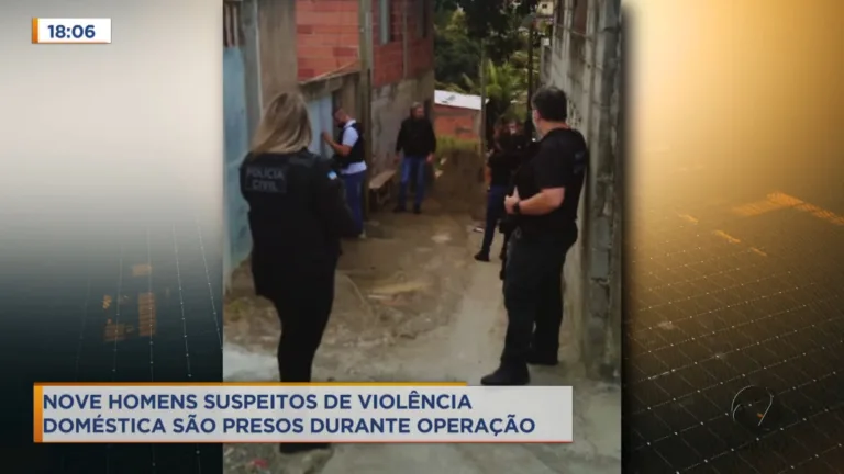 Operação no aniversário da Lei Maria da Penha prende homens que agridiram mulheres