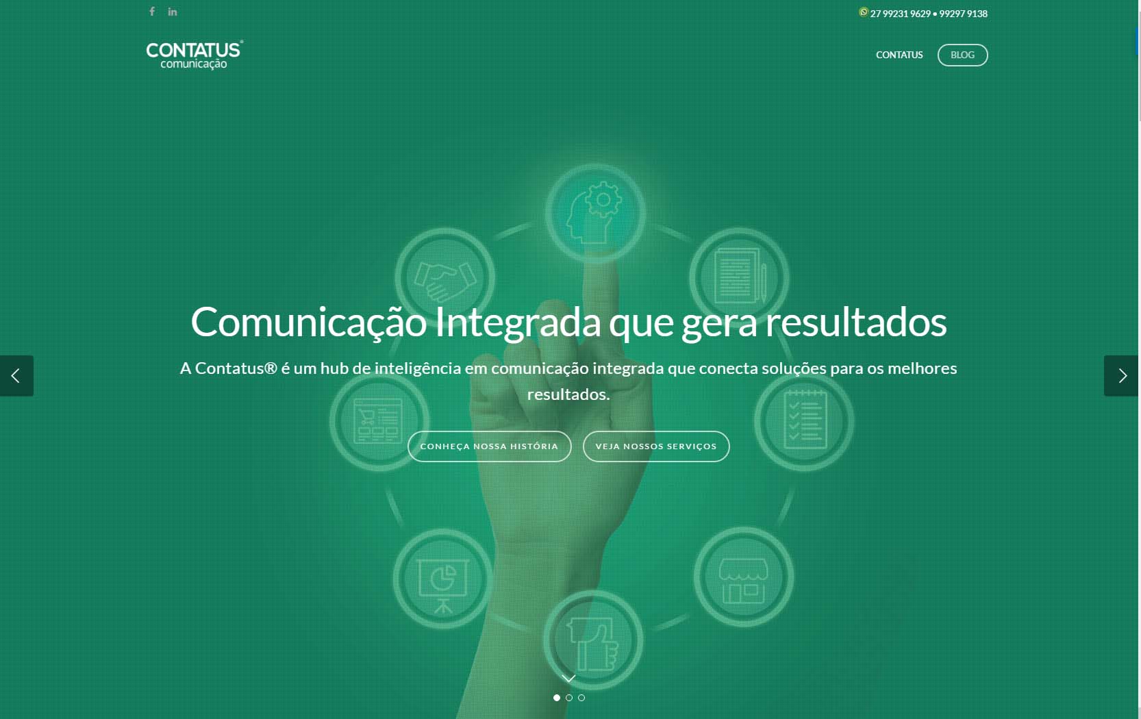 Contatus comemora 25 anos e lança novo site