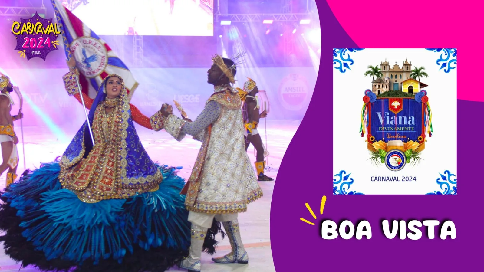 Boa Vista terá estreia da irmã de Lexa como rainha de bateria e de carnavalesco do RJ