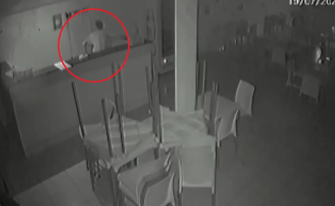 VÍDEO | Homem é preso após furtar restaurante em Vila Velha