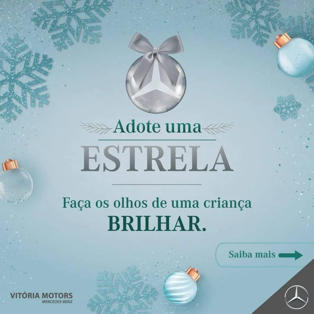 Campanha transforma crianças em estrelas nesse Natal