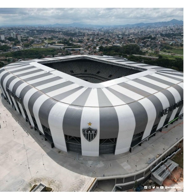 Conectividade da Arena MRV ganha destaque inédito internacional