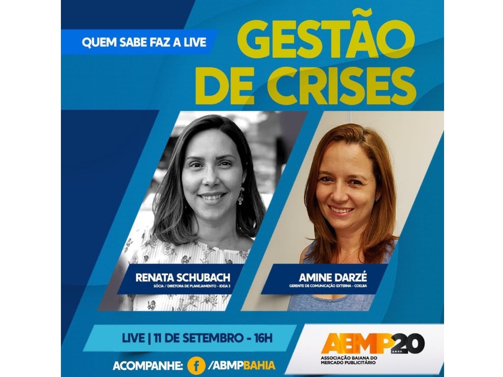 Profissionais de comunicação tem programa online e debate gestão de crises do ponto de vista de quem tenta contê-las