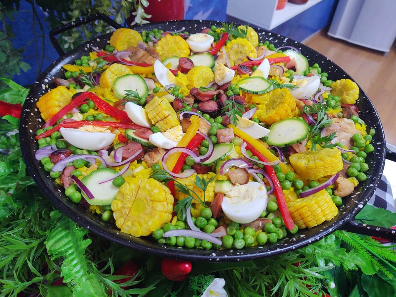 Paella caipira