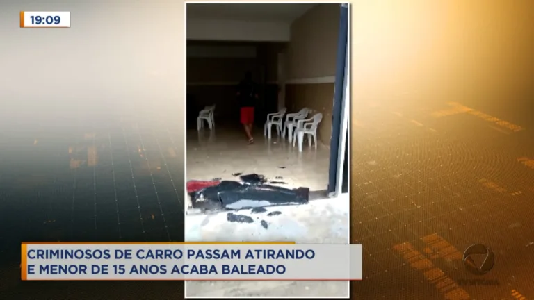 Adolescente é baleado durante tiroteio no bairro São José, em Vitória