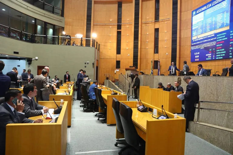 Plenário da Assembleia Legislativa do Espírito Santo.