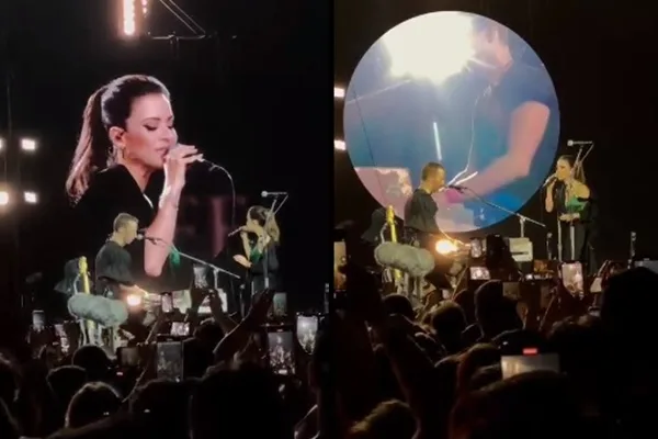 Sandy canta 'turu turu' em show do Coldplay no Morumbi. Veja vídeos!